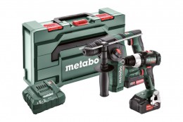 Metabo Combo Set 2.5.2: BS 18 LT BL, BH 18 LTX BL 16, 1 x 18V 4.0Ah Li-ion, 1 x 18V 2.0Ah Li-ion, ASC55 + metaBOX £239.95